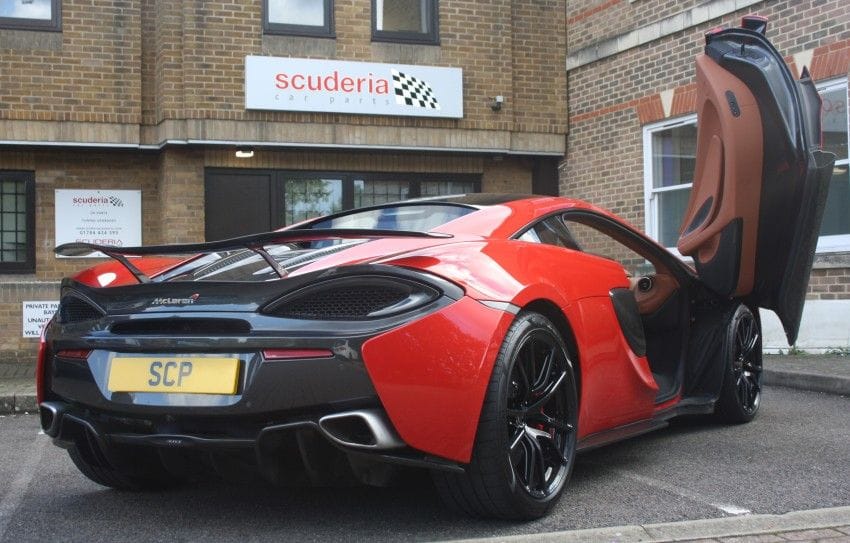 The latest car to leave our office is this lucky customer’s 570S. New Novitec carbon rear wing, black wheels & red calipers, roof, mirrors and sports exhaust! Hear it snarl, pop and crackle on our YouTube channel.
