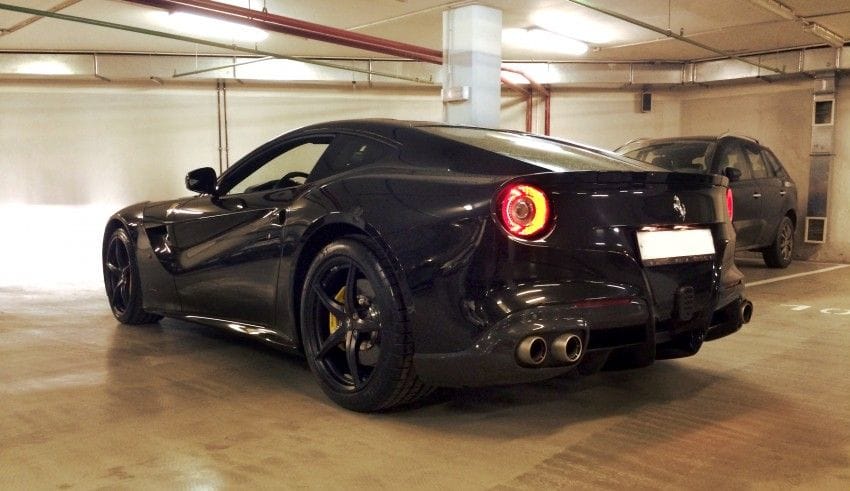 Fitted Novitec carbon fibre, upgrade Ferrari wheels and extra Ferrari factory carbon