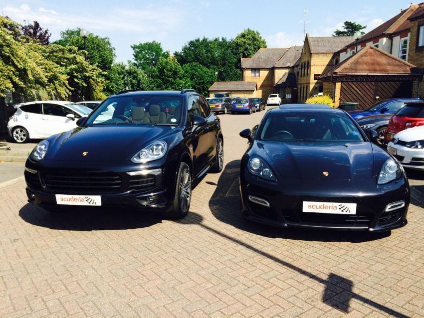 The Cayenne was sold by Scuderia Automotive & the Panamera had a Capristo Exhaust fitted